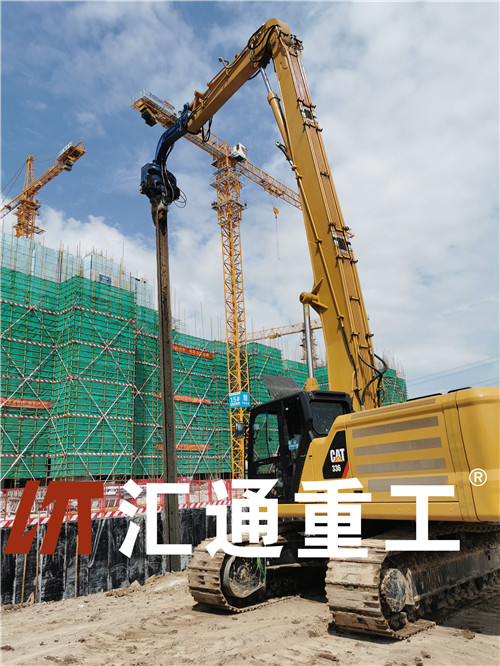 挖掘機(jī)打樁臂、打樁臂、打樁錘、挖掘機(jī)打樁臂廠家