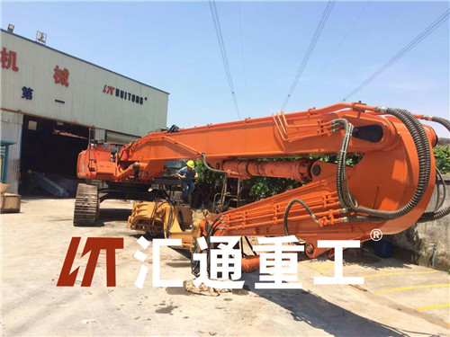 挖掘機(jī)打樁臂、打樁臂、打樁錘、挖掘機(jī)打樁臂廠家
